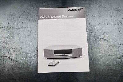 ®Make the <b>Wave</b> system Discoverable • ®For the <b>Wave</b> Radio III, IV and <b>Wave</b>® Music System III, IV: Using your <b>Wave</b>® system remote control, press until BLUETOOTH appears on the <b>Wave</b>® system display. . Bose wave awrcc2 manual pdf